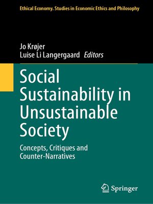 cover image of Social Sustainability in Unsustainable Society